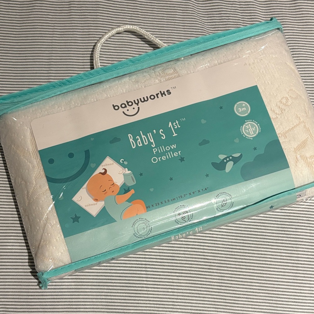 Sold!! NWT Baby's 1st Pillow - babyworks bamboo 3m+